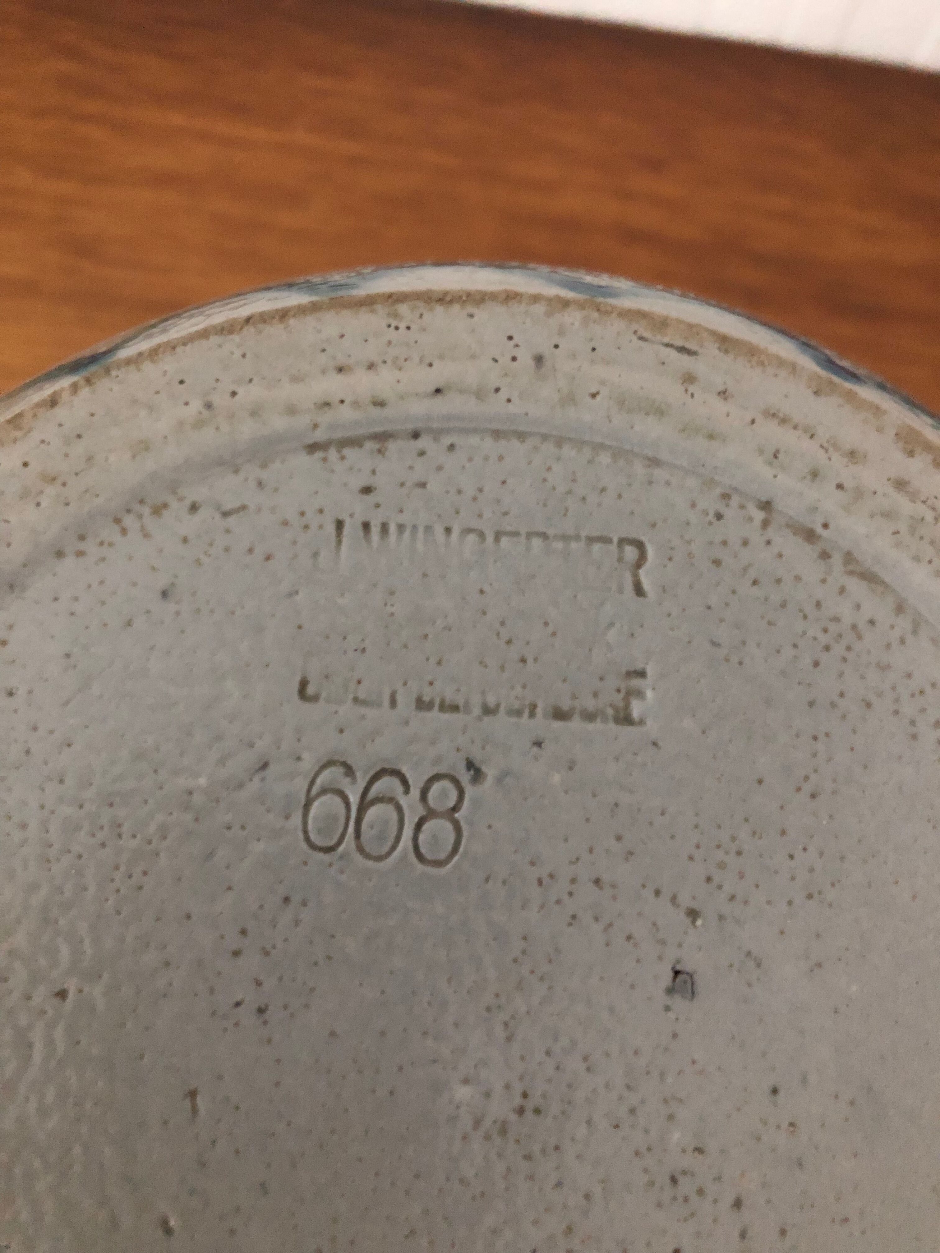 Pot vase en grès d’Alsace Wingerter Betschdorf