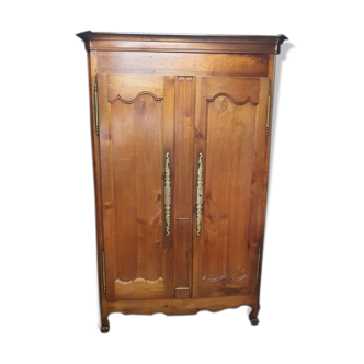 Caramel patina cherry cabinet