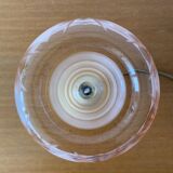 Vintage glass globe table lamp