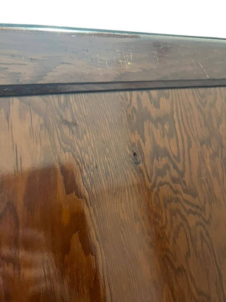 Vintage wooden wardrobe / filing cabinet / entrance cabinet