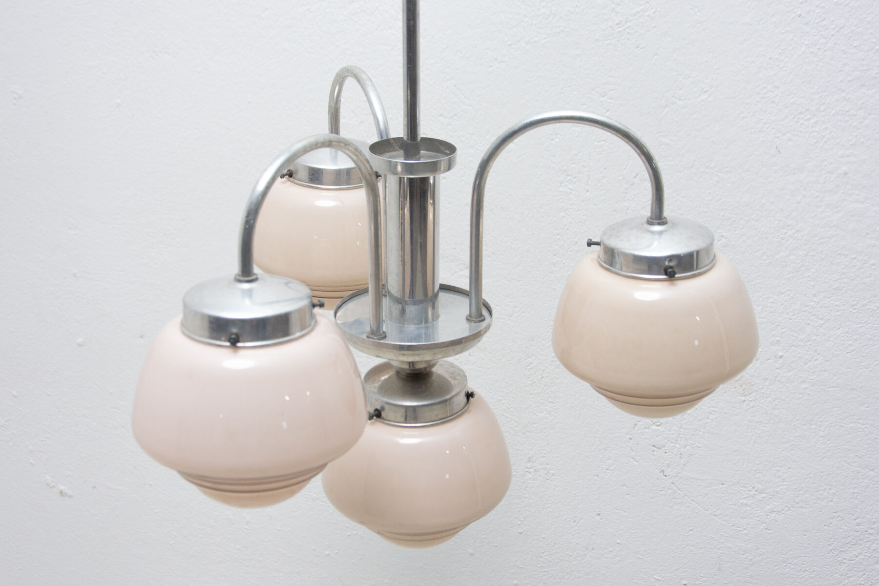 Lustre Art déco à trois bras, années 1930