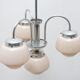 Lustre Art déco à trois bras, années 1930