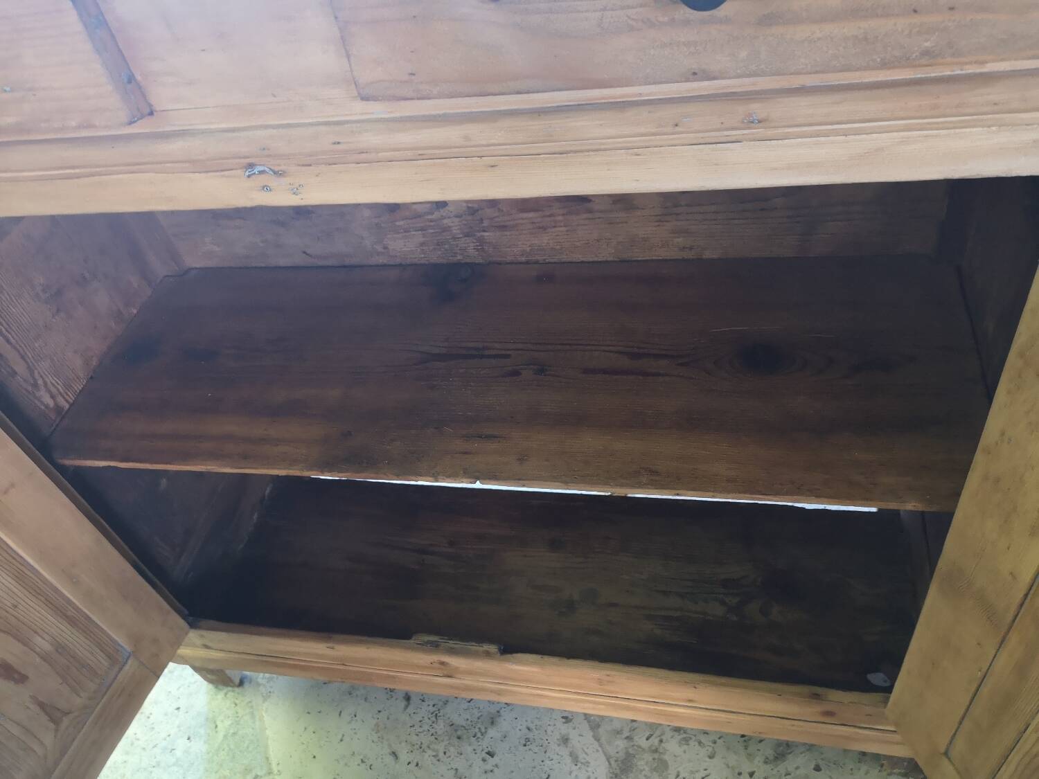 Old pine sideboard