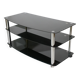 True vintage roll phono chest of drawers sideboard glass shelf 80s