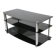 True vintage roll phono chest of drawers sideboard glass shelf 80s