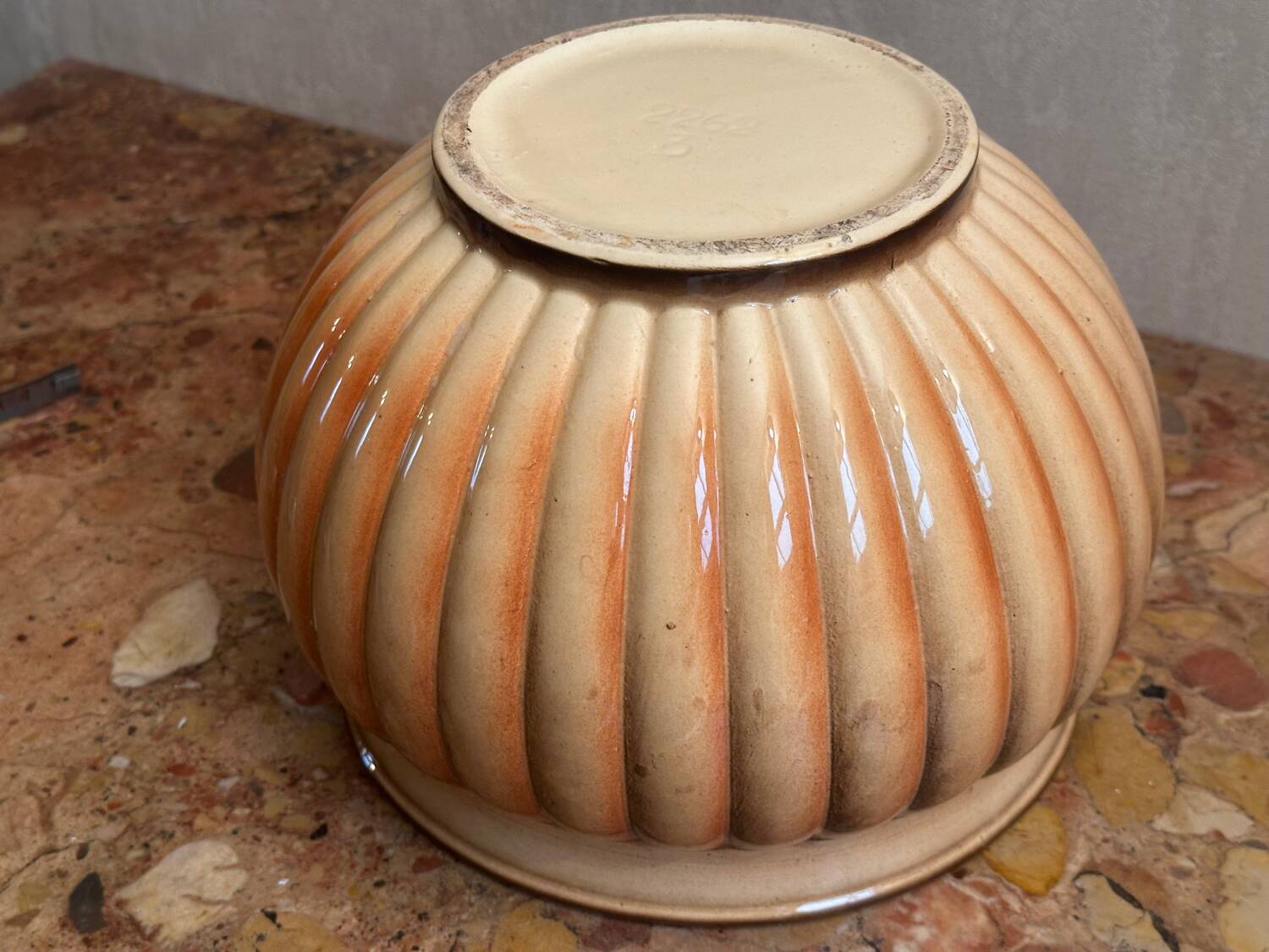 Grand Cache Pot en Céramique Vintage
