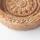1970s Brown Textured Ceramic Ashtray from Aleluia