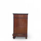 Commode Umbertino en acajou et noyer, 19e siècle.