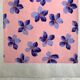Original gouache on paper from Editions JEHLEM, floral decoration (purple), twentieth century, Paris