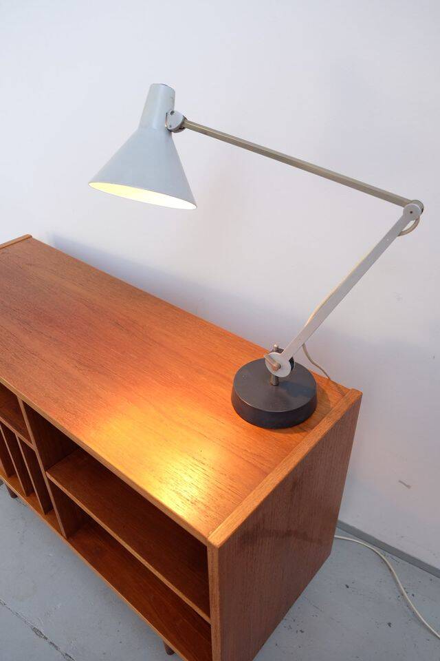 Vintage Kaiser table lamp, 1960s–70s, retro Mid-Century style.