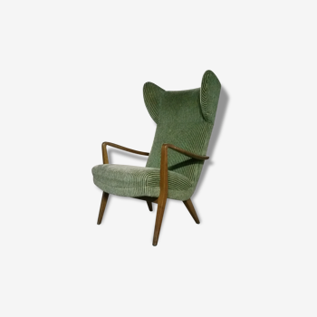 Fauteuil Bergere scandinave wing chair