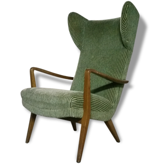 Fauteuil Bergere scandinave wing chair