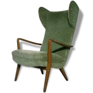 Fauteuil Bergere scandinave wing chair