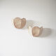 Paire d’appliques en fibre naturelle