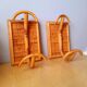 1960s rattan wall hook