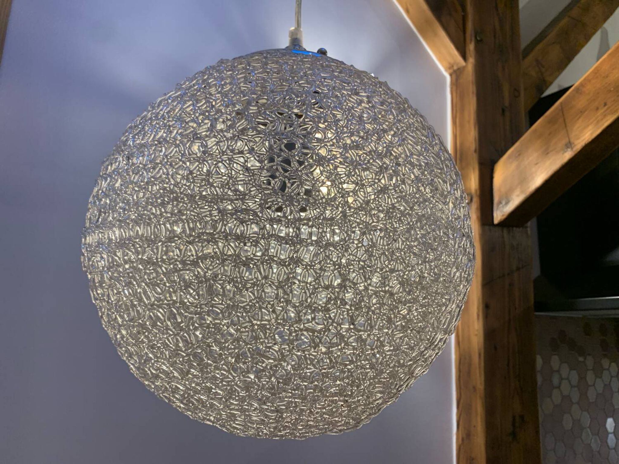 Spaghetti resin ball lamp