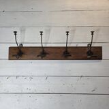 Old coat rack with 4 hooks