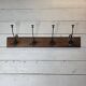 Old coat rack with 4 hooks