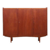 Buffet haut en teck, design danois, années 1960, production : Danemark