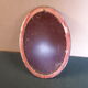 Miroir ovale bois