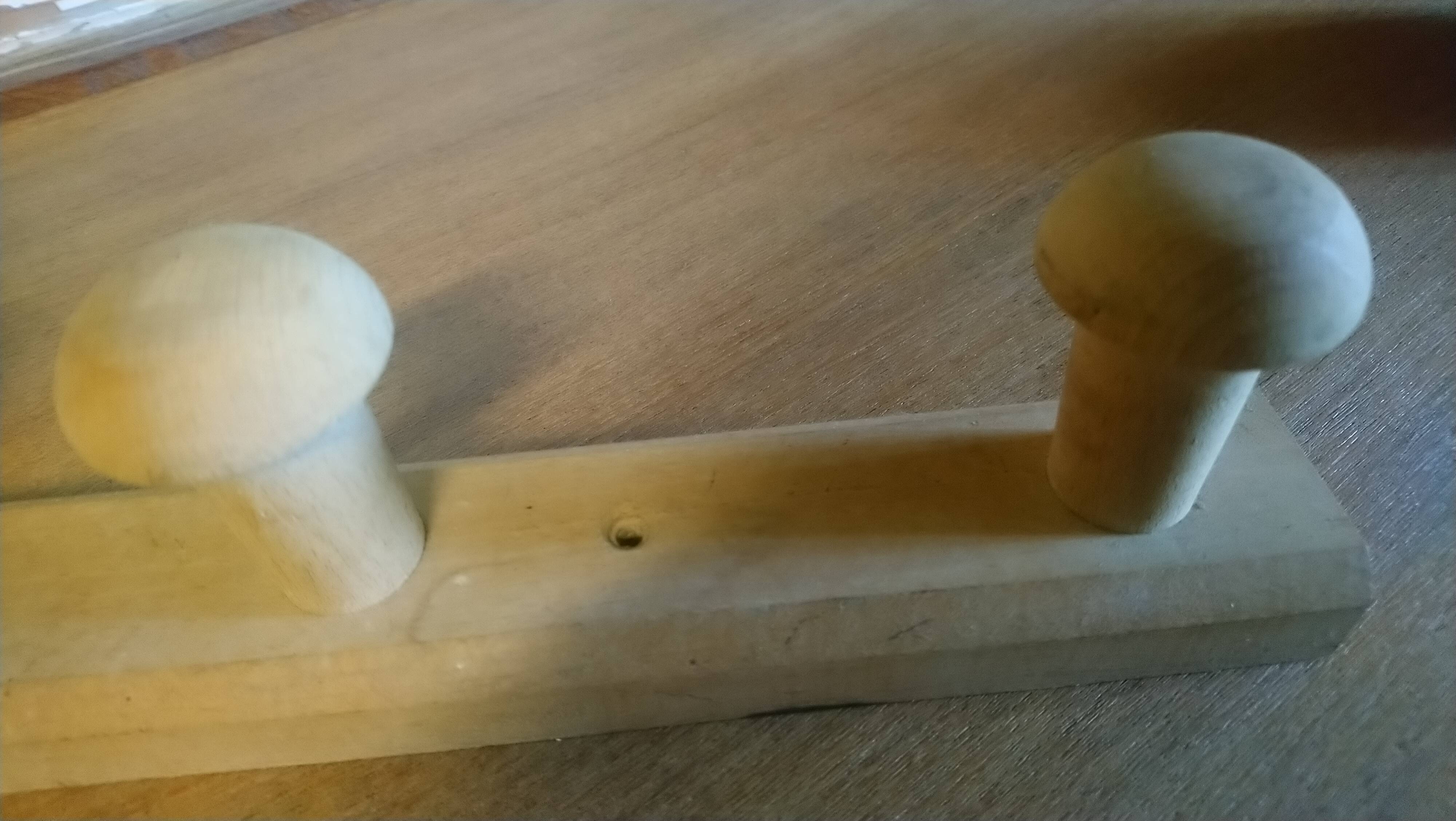 Beech wall coat rack