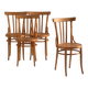 Antique bentwood chairs in Thonet style – Central Europe, circa 1930 #1 – Set of 4 pieces