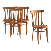 Antique bentwood chairs in Thonet style – Central Europe, circa 1930 #1 – Set of 4 pieces