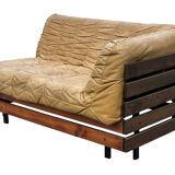 Mid-Century Cognac Leather Lounge Sofa small model
