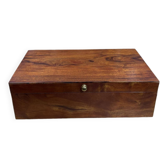 Mahogany cigar humidor, work from the 1970s