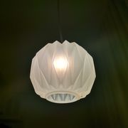 Small Origami pendant lamp 1960s LeKlint style