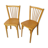 Pair of vintage Baumann bistro chairs