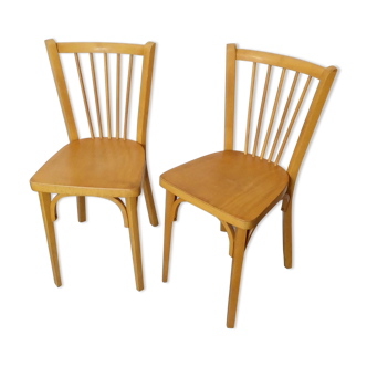 Pair of vintage Baumann bistro chairs
