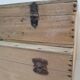 Two boxes clear solid wood patinated early 20th century