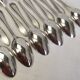 Silver plated metal spoons net service cutlery goldsmith Reneka soup