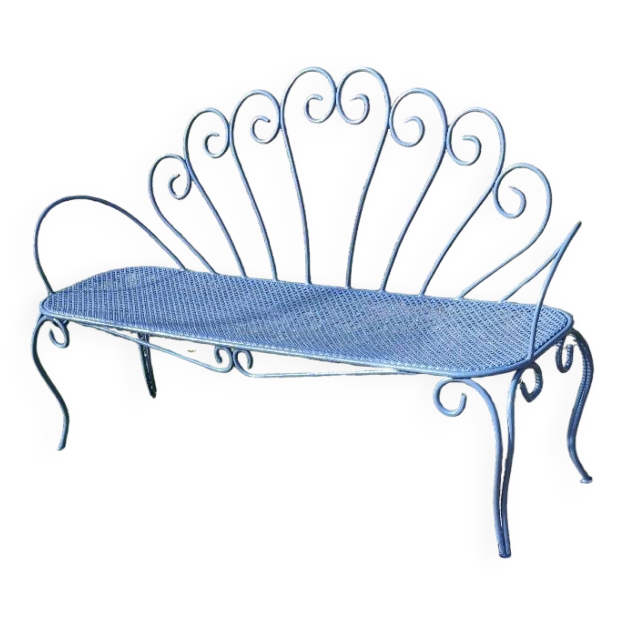 Wrought iron bench