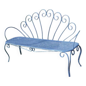 Banc en fer forgé