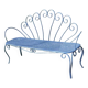 Wrought iron bench