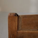 Folk art chest bench, Catalonia, 1800