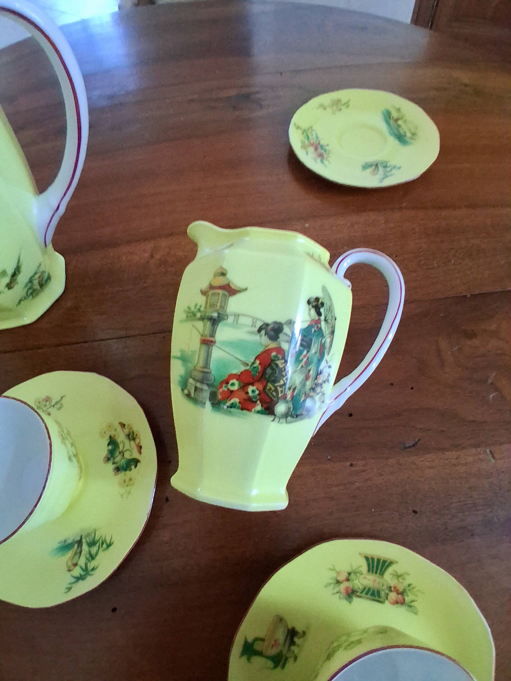 Fine china coffee service