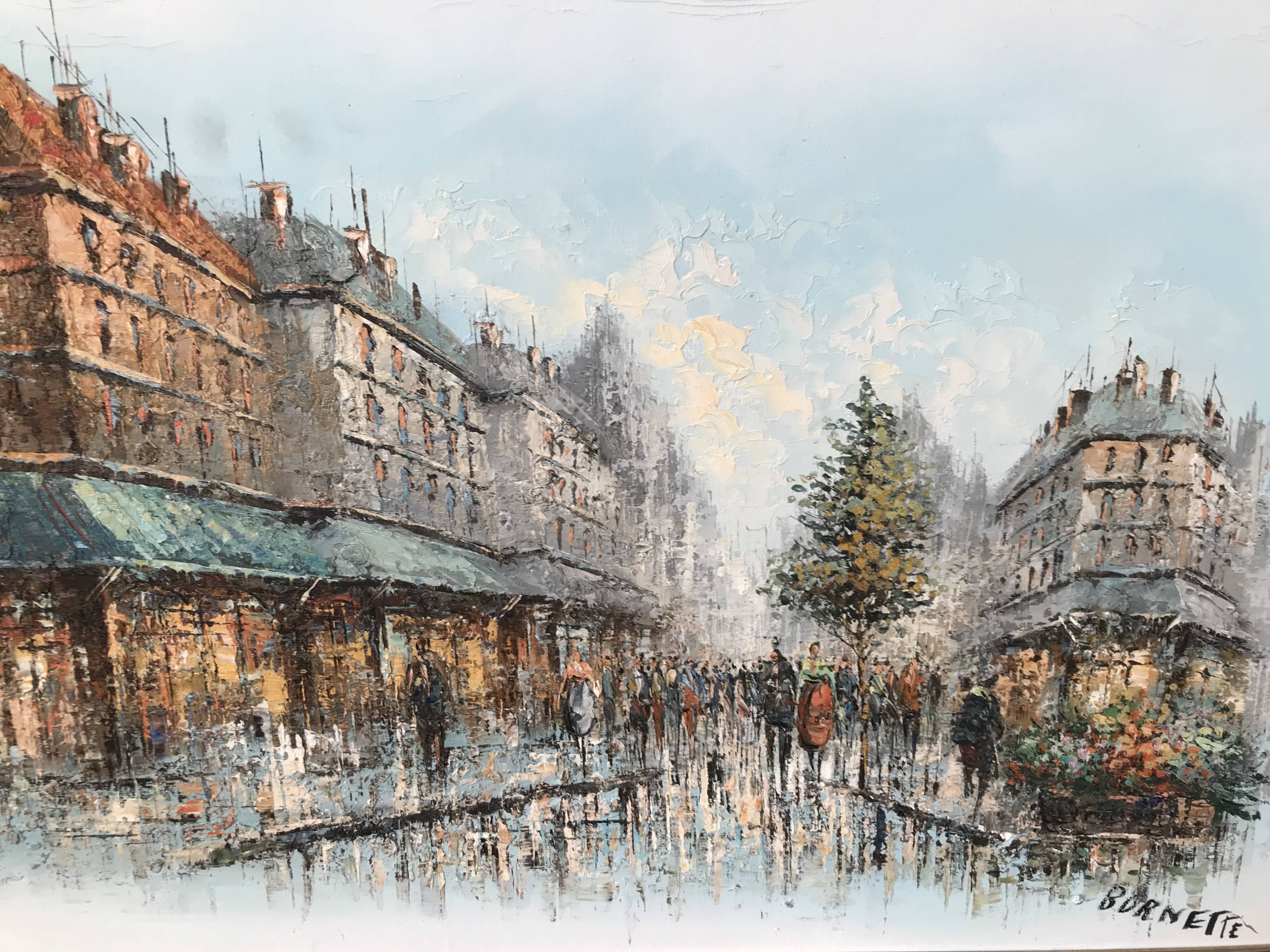 Parisian landscape by Burnett