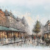 Parisian landscape by Burnett