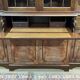 English mahogany secretary bookcase from the 1970s
