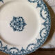 Ironstone plate Émile Bourgeois Excelsior model