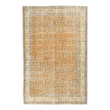 6x10 Vintage Orange & Green Classic Vintage Rug, 197x305Cm