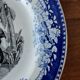 Orientalist plate U&C Sarreguemines. Gold medal 1844