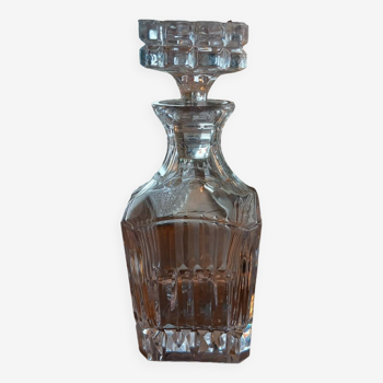 Crystal whiskey decanter vintage