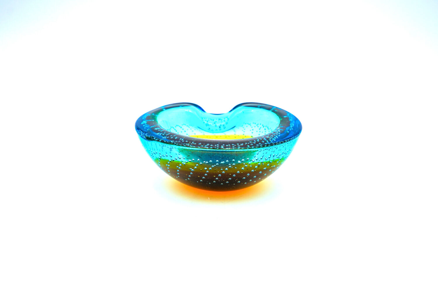 Murano pocket bowl "Sommerso Bullicante" – Galliano Ferro