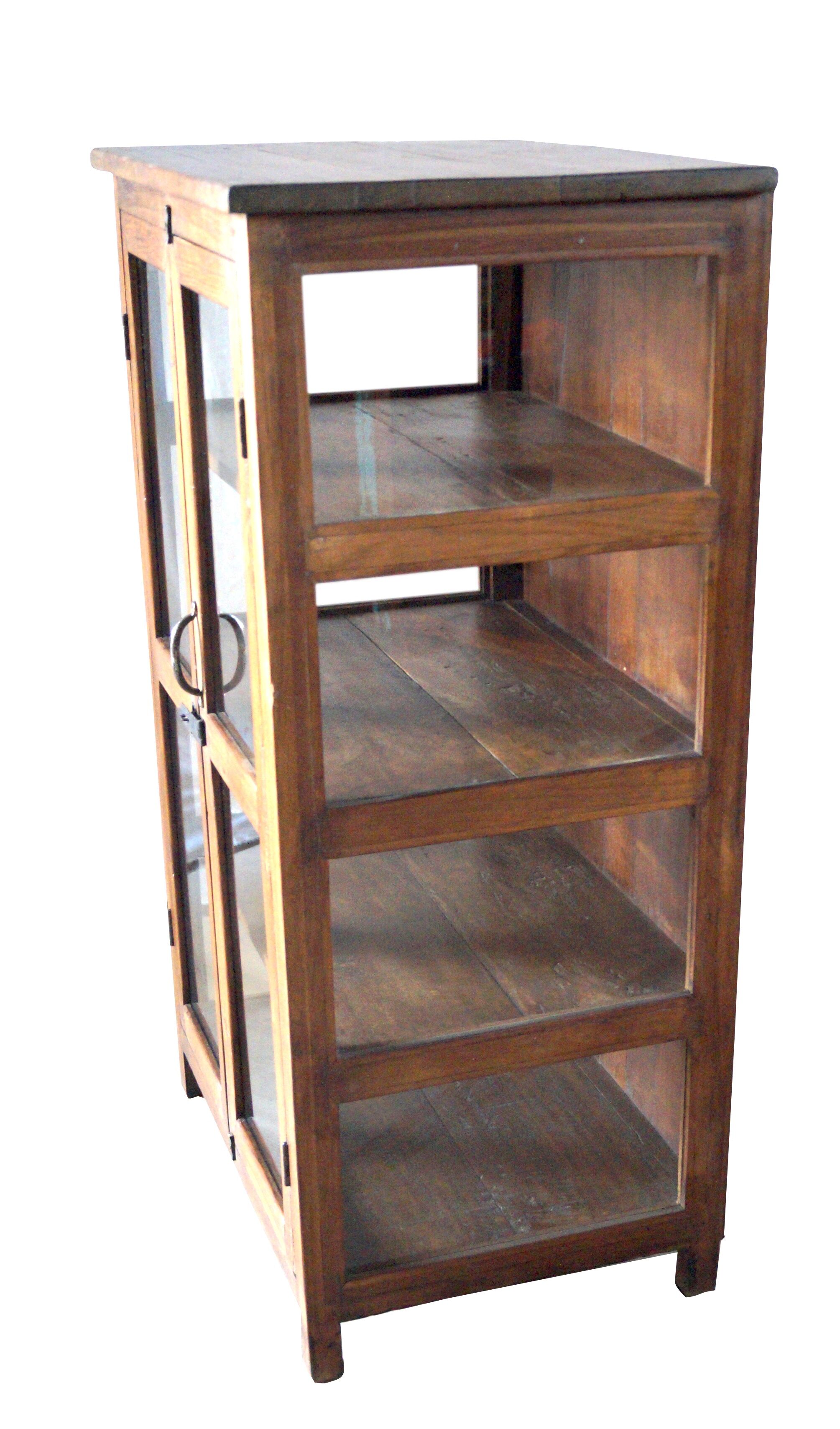 Tek window cabinet / four interior compartments / twelve glass panels