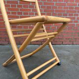 Vintage cesca style wooden folding chair design