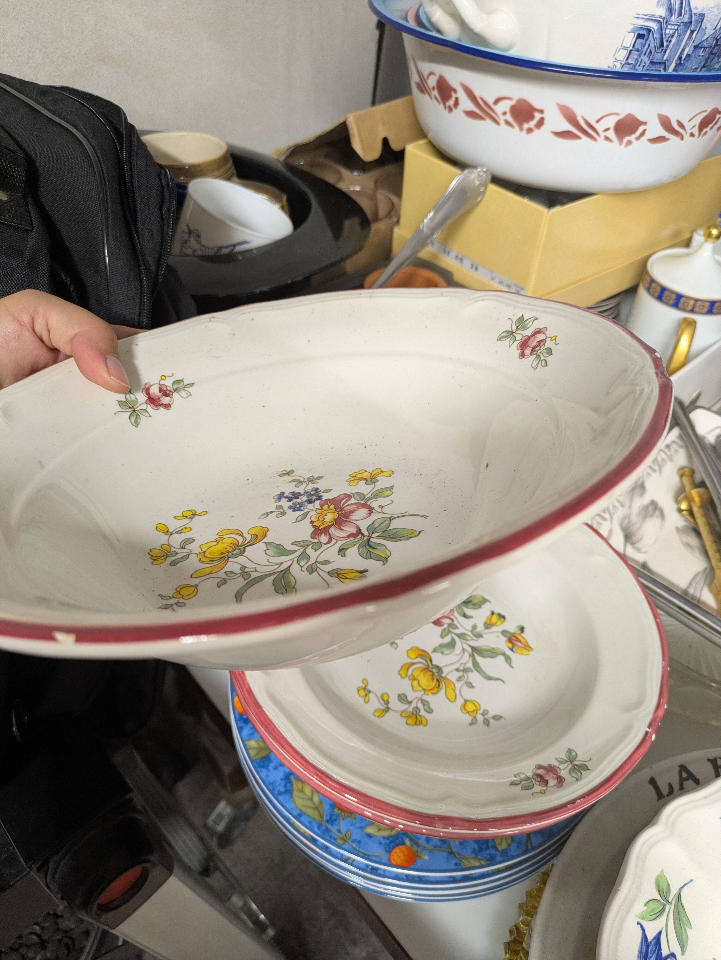 Vaisselle vintage Ceramica Quadrifoglio